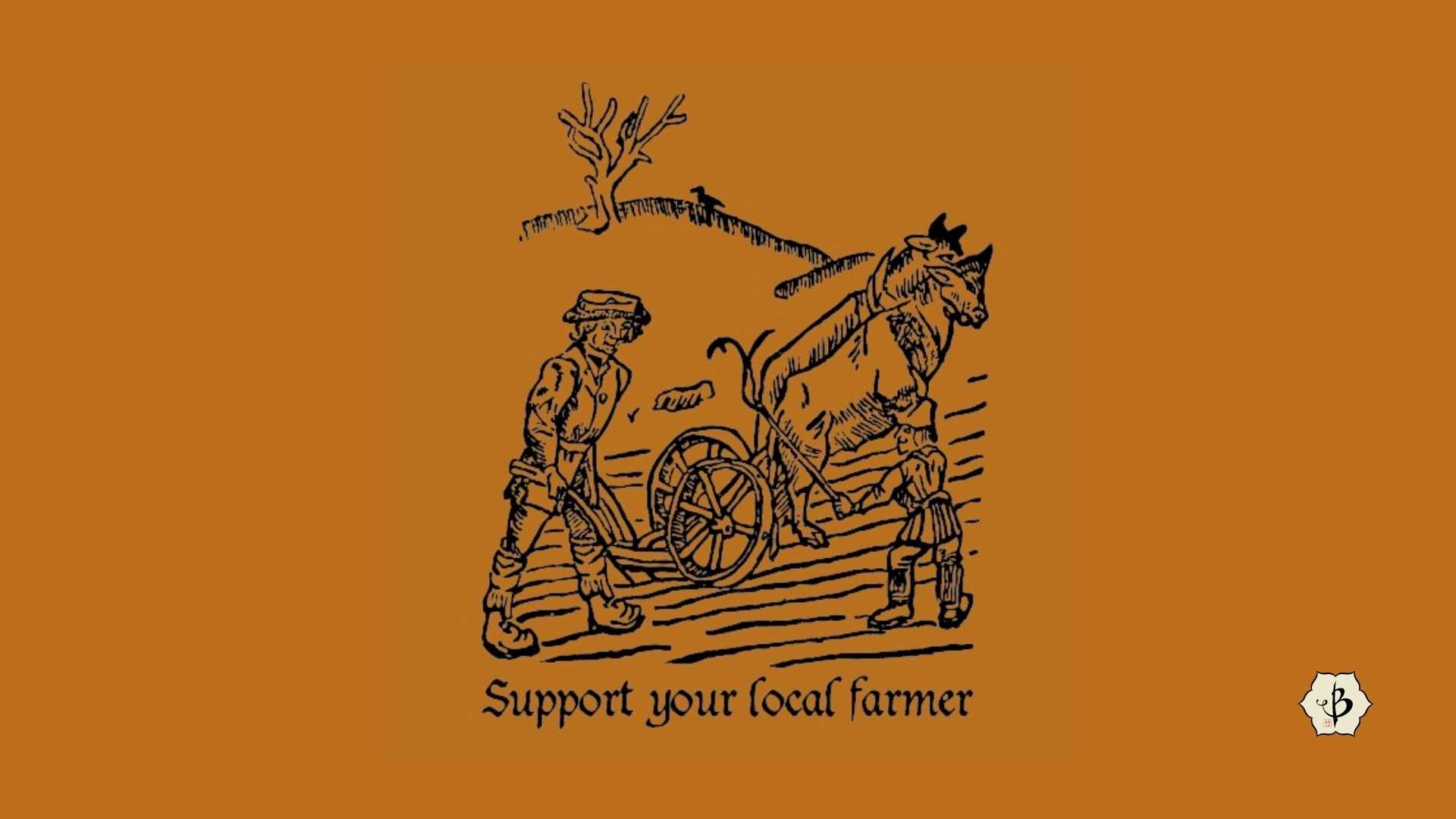 Support your farmer bamboo tshirt header