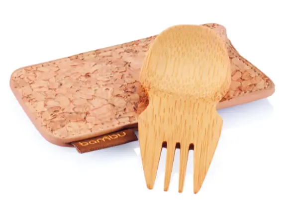 Bamboo Spork N cork