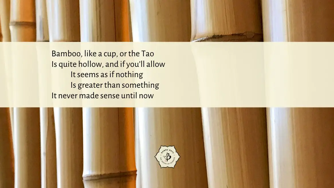 Bamboo poetry and taoism