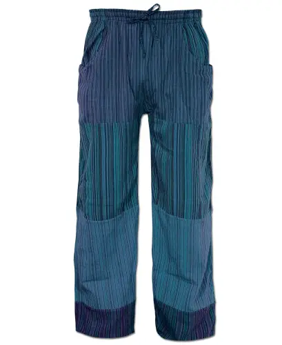 Fair Trade Cotton Lounge Pants blue