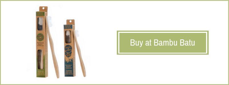 Brush with Bamboo toothbrush banner