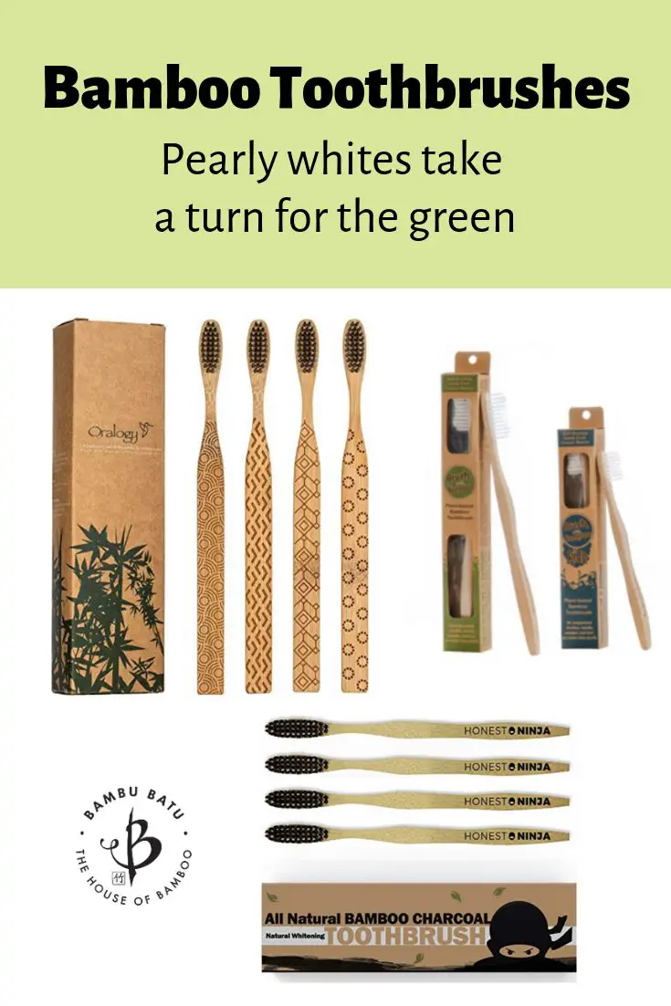 Bamboo toothbrush pin