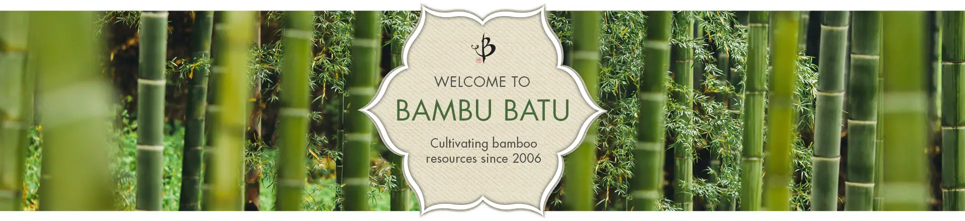 Bambu welcome header