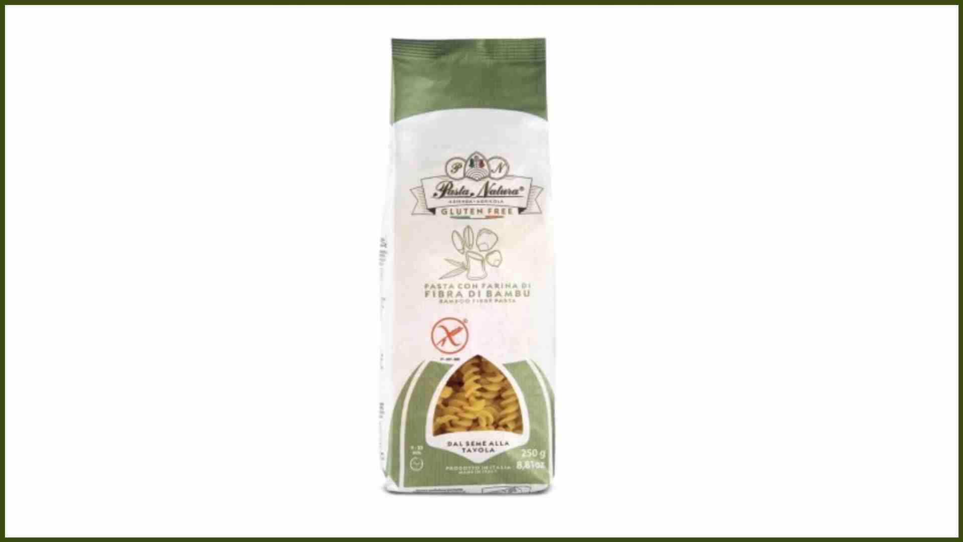 Bamboo pasta from bamboo flour