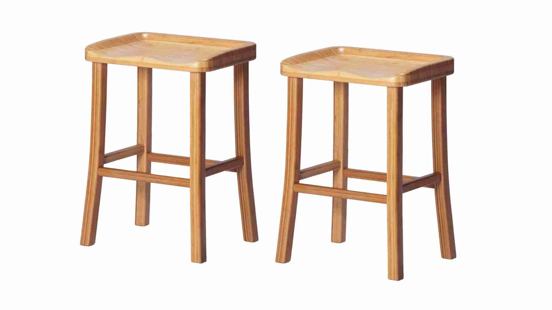 Solid bamboo stools