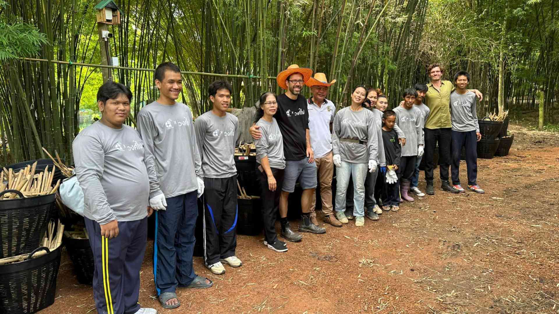 Bamboo Biochar team Thailand